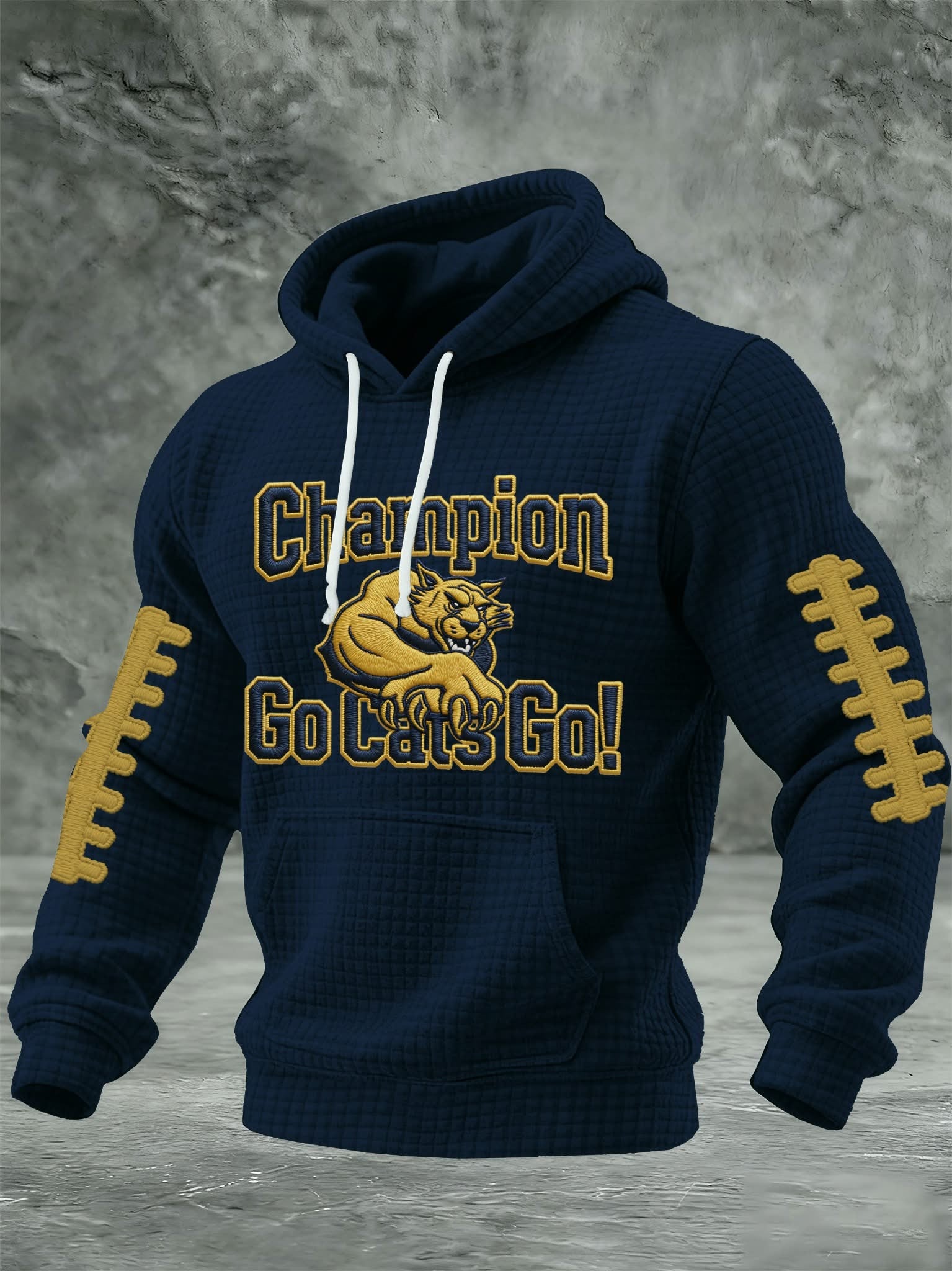 Montana State Football Hoodie Champions Go Cats Go Hoodie Game Day Clothes Gifts For Fan - Thriftgiftshop