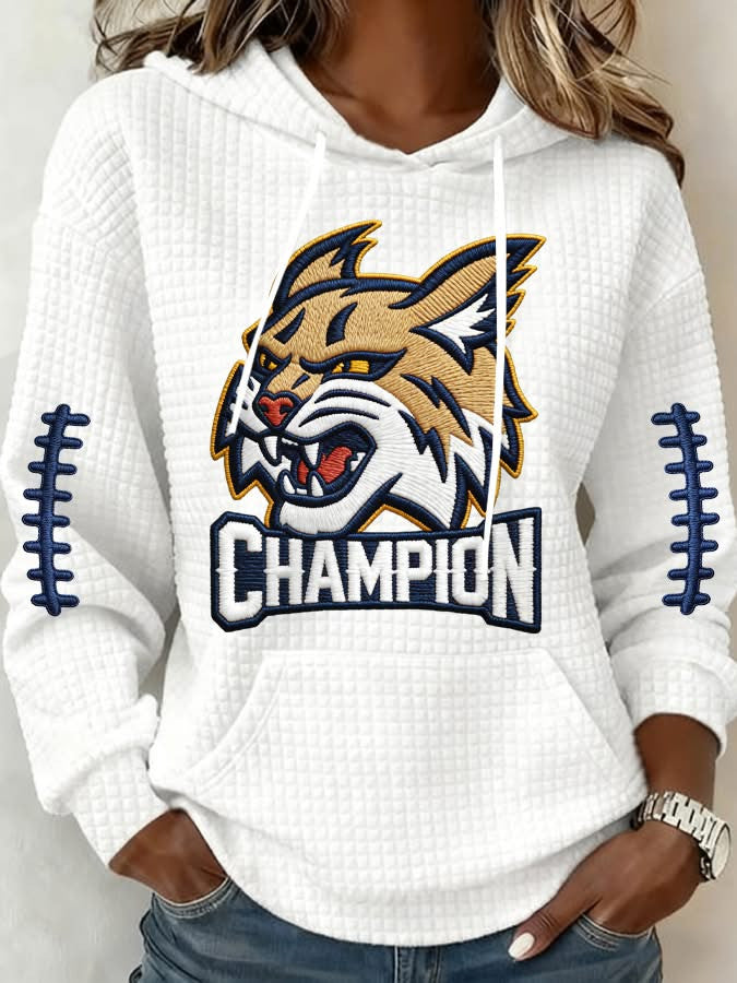 Montana State Football Hoodie Champions Go Cats Go Hoodie Montana State Pride Clothing - Thriftgiftshop
