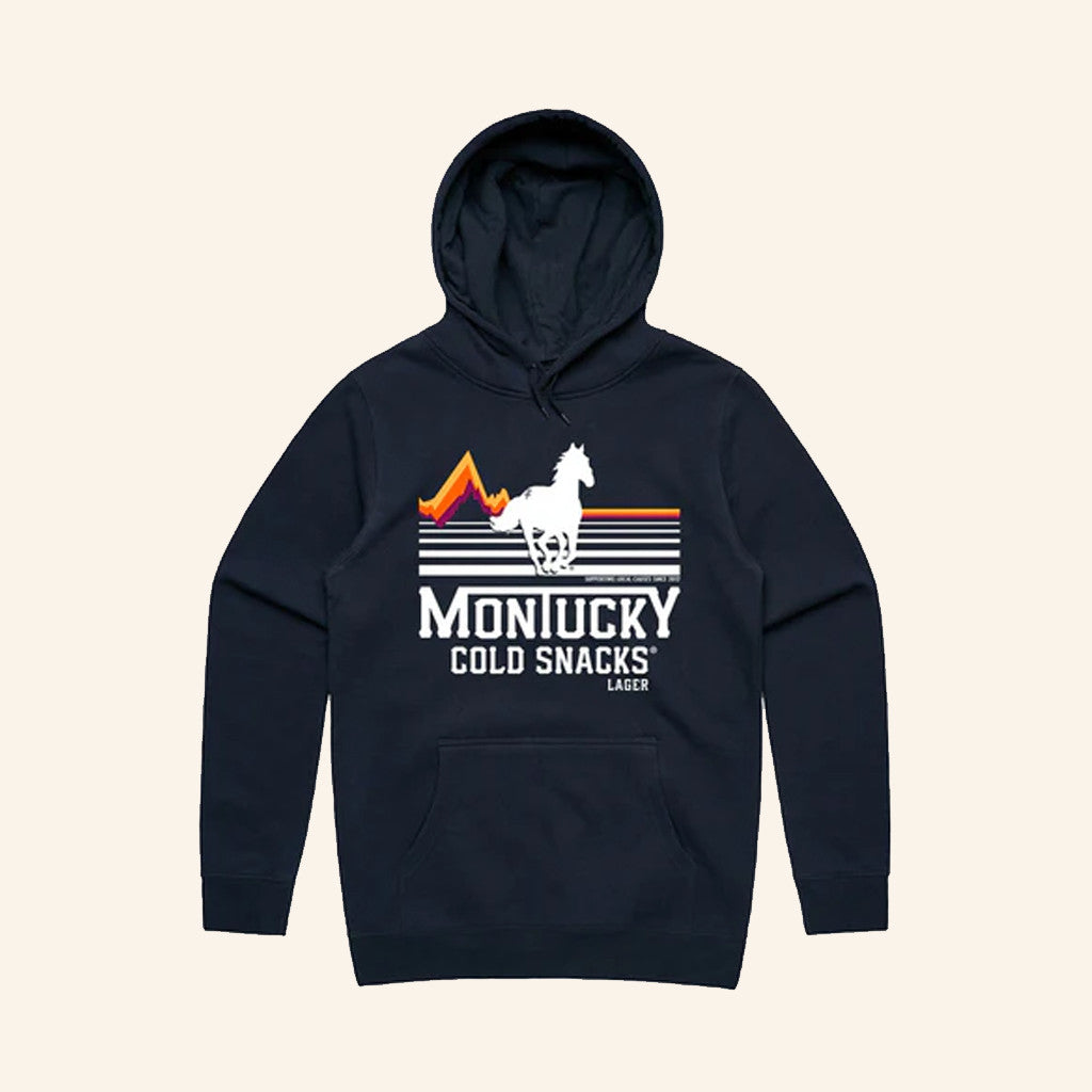 Montucky Cold Snacks Merch Grid Runner Hoodie Christmas Presents For Him - Thriftgiftshop