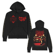 Motionless In White Merch Reincarnate 10 Year Apocalypse Fest Zip Hoodie Father's Day Gift for Dad - Thriftgiftshop