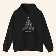Murder With My Husband Merch Xmas Bone Tree Hoodie MWMH Hoodie Gifts For Besties - Thriftgiftshop