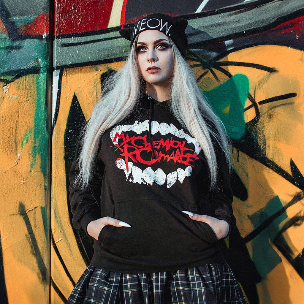 My Chemical Romance Tour Merch Fangs Hoodie Best Gifts For Girlfriend - Thriftgiftshop