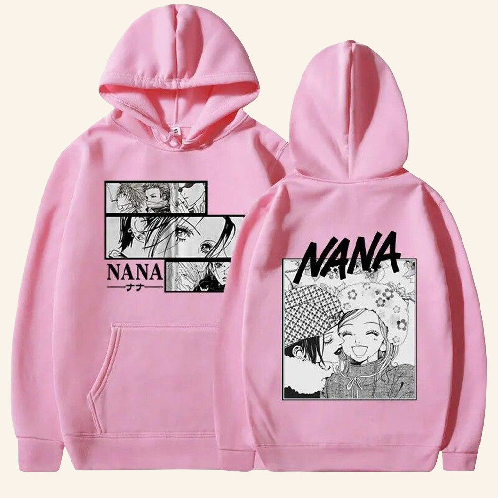 Nana Anime Merch Nana And Hachi Hoodie Best Gifts For Anime Lovers - Thriftgiftshop