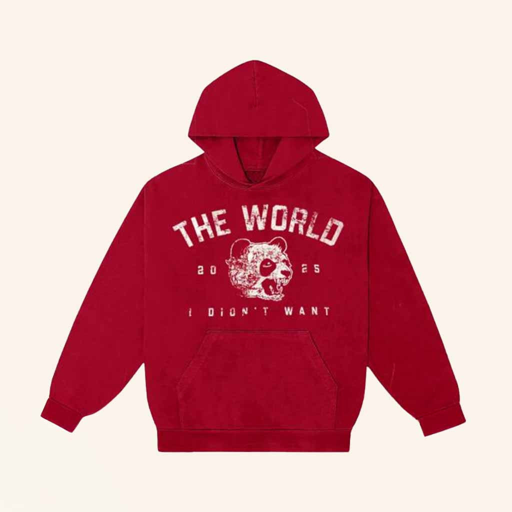 Natalie Jane Merch The World 2025 I Didn't Want Hoodie Gift Ideas For Music Lovers - Thriftgiftshop