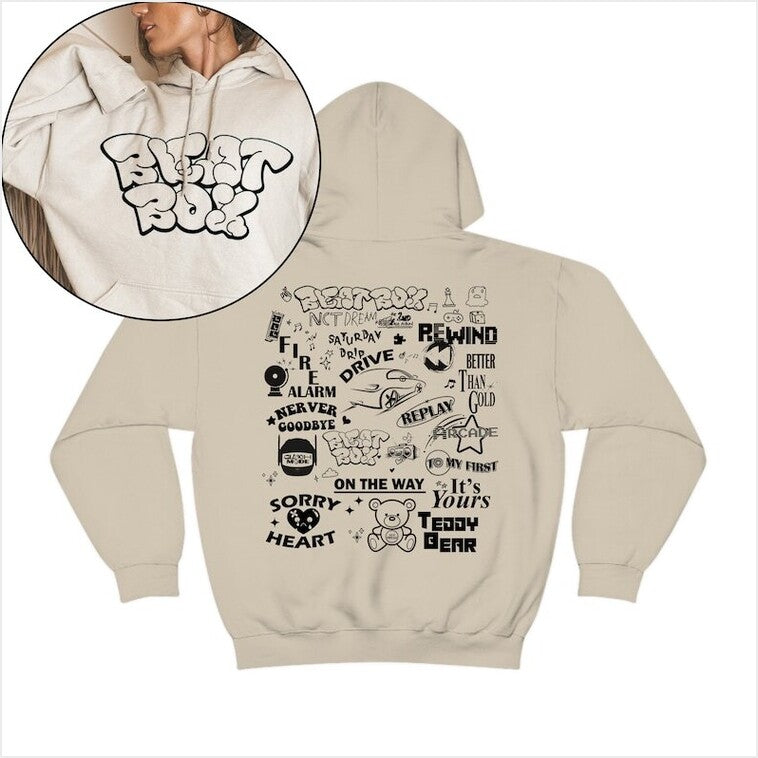 Nct Dream Beatbox Track List Album Hoodie Nct Dream Tour In A Dream Gifts For Besties Merch Apparel - Thriftgiftshop