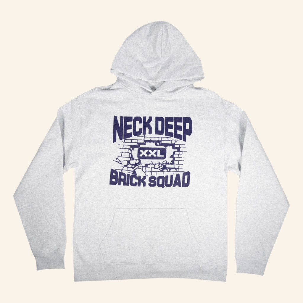Neck Deep Merch Brick Squad Hoodie Music Related Gifts For Guys - Thriftgiftshop