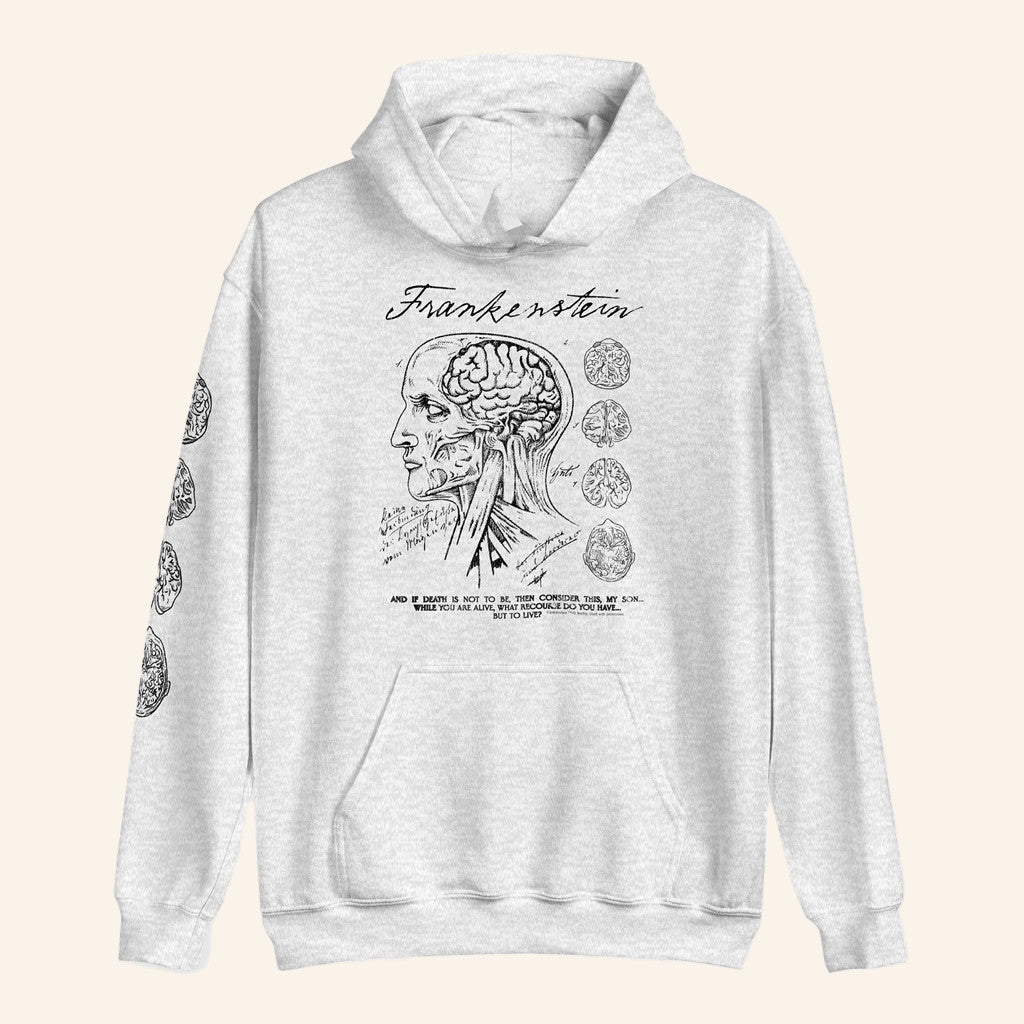 Netflix Merch Frankenstein Anatomy Drawing Hoodie Unique Gifts For Husband - Thriftgiftshop