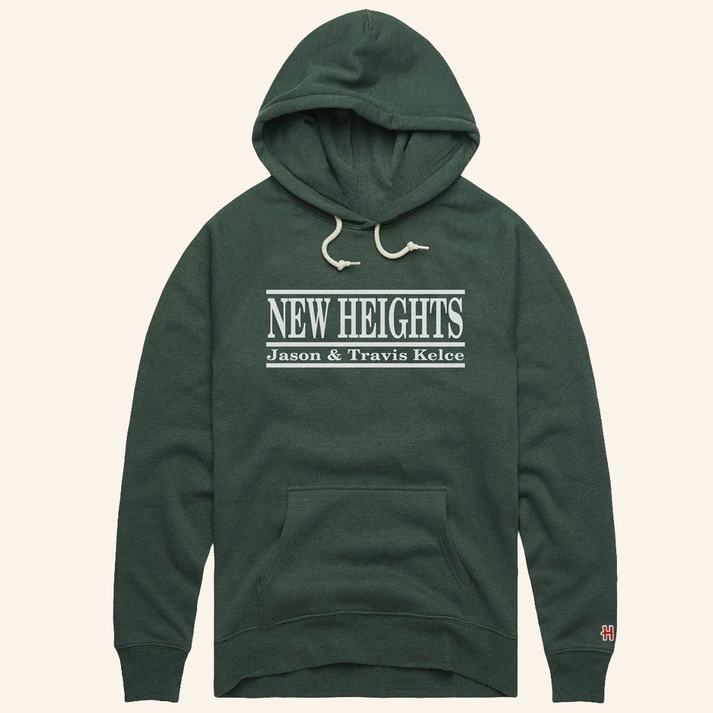 New Heights Merch The Game x New Heights Jason And Travis Kelce Hoodie Gifts For Football Fans - Thriftgiftshop