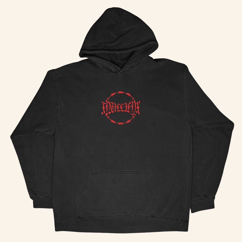 New Morality Zine Merch Xnullifyx Barbed Wire Hoodie Gift Ideas For Husband - Thriftgiftshop