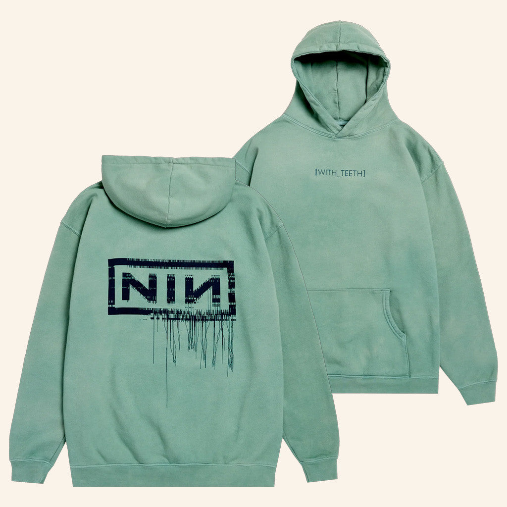 Nine Inch Nails Merch With Teeth 20 Hoodie Cool Gifts For Rock Lovers - Thriftgiftshop
