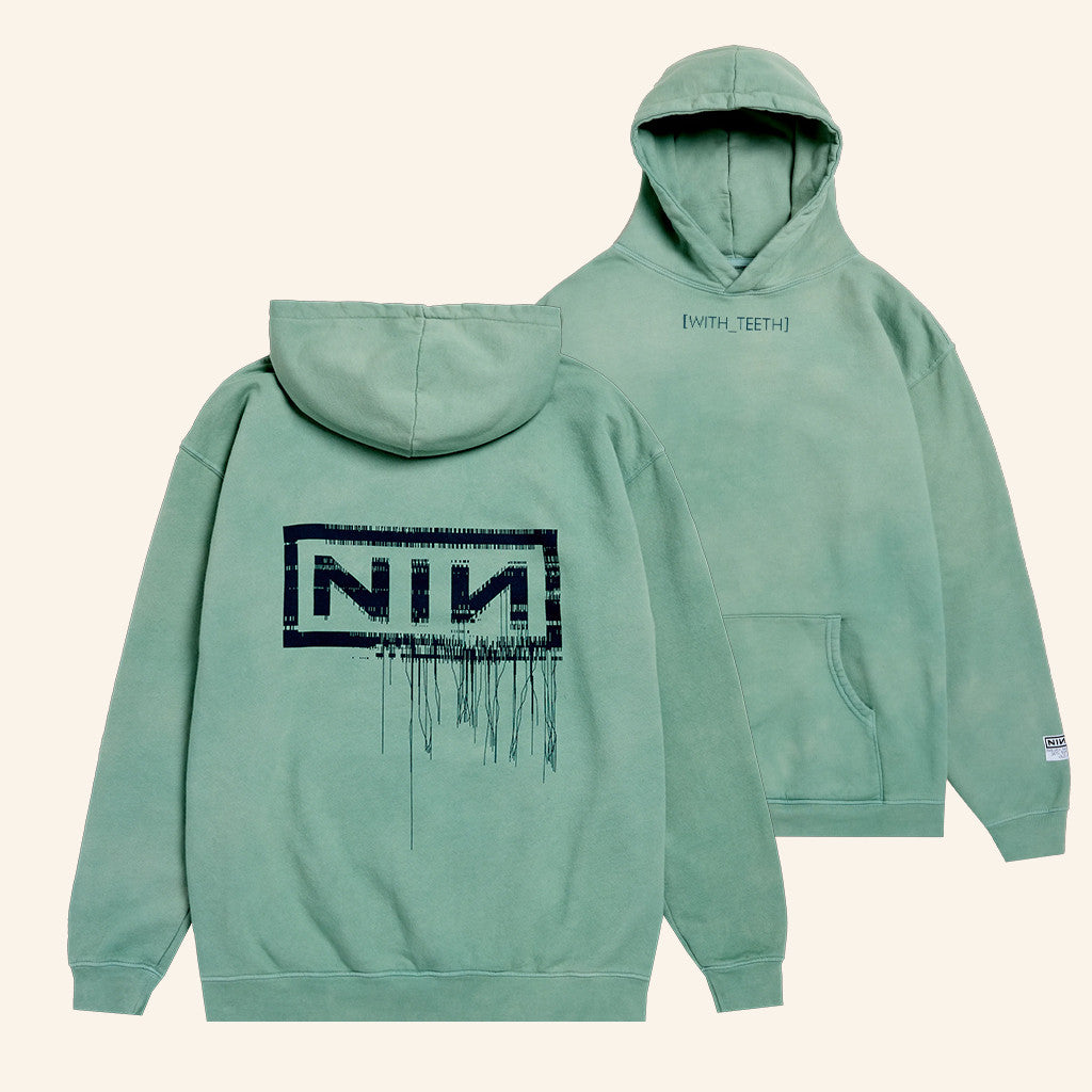 Nine Inch Nails Merch With Teeth 20 Hoodie Gifts For Rock Music Lovers - Thriftgiftshop