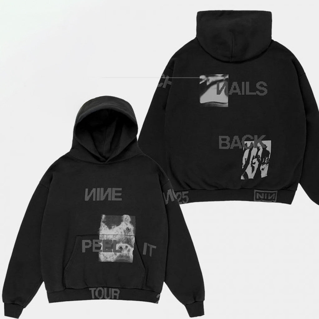 Nine Inch Nails Peel It Back Tour Hoodie Nine Inch Nails Merch Gift For Rock Lover - Thriftgiftshop