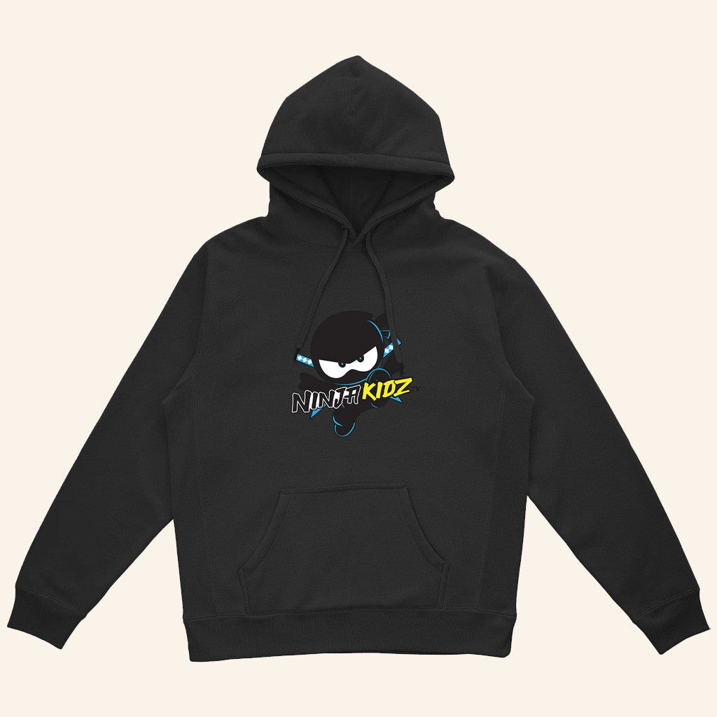 Ninja Kidz Merch Ninja Kidz Original Logo Black Hoodie Gifts For Boyfriend - Thriftgiftshop
