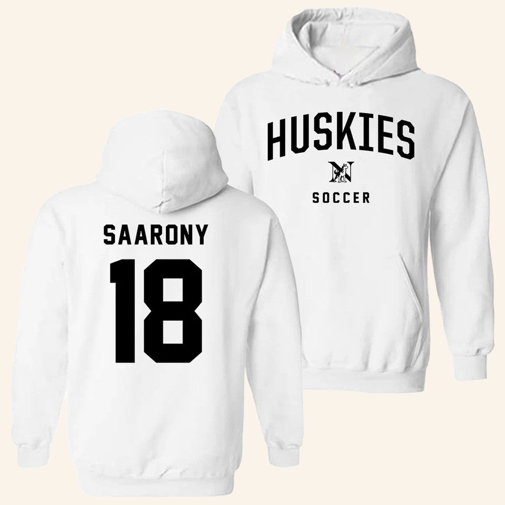Northeastern Merch Men's Soccer Shai Saarony 18 Hoodie Best Gifts For Fans - Thriftgiftshop