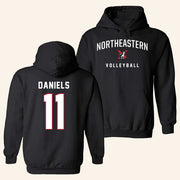 Northeastern Merch Women's Volleyball Kaylin Daniels 11 Hoodie Presents For Fans - Thriftgiftshop