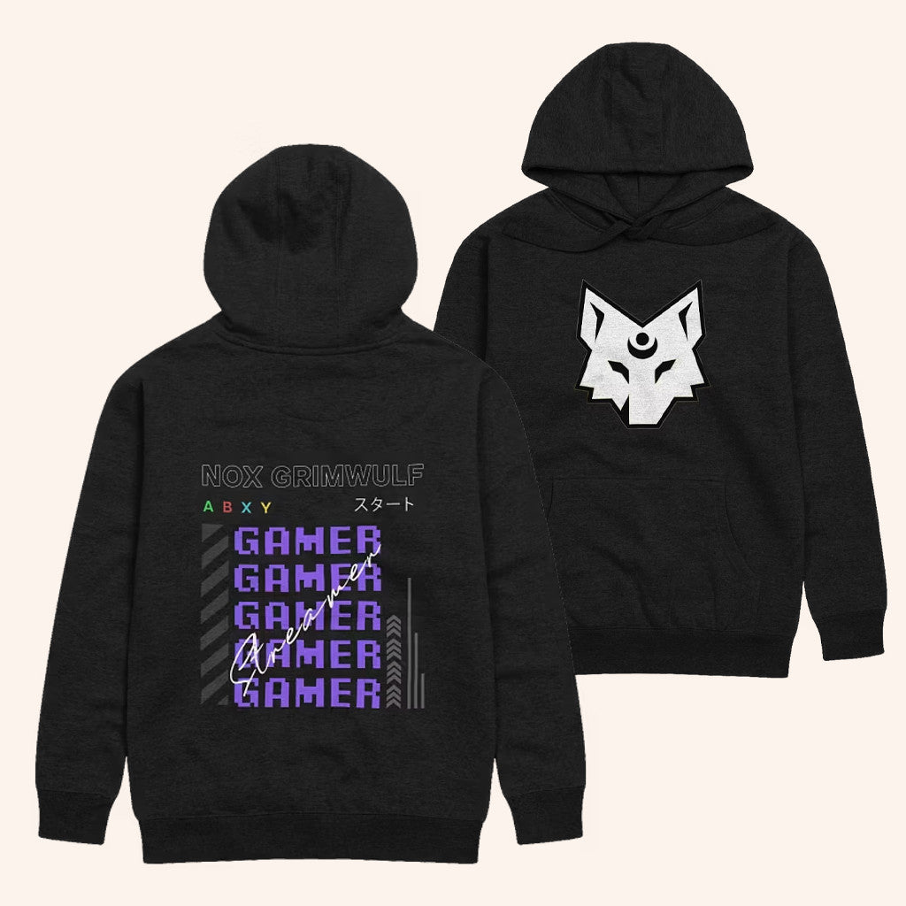 Nox Grimwulf Merch Nox Grimwulf Gamer Streamer Hoodie Gifts For Boyfriend - Thriftgiftshop