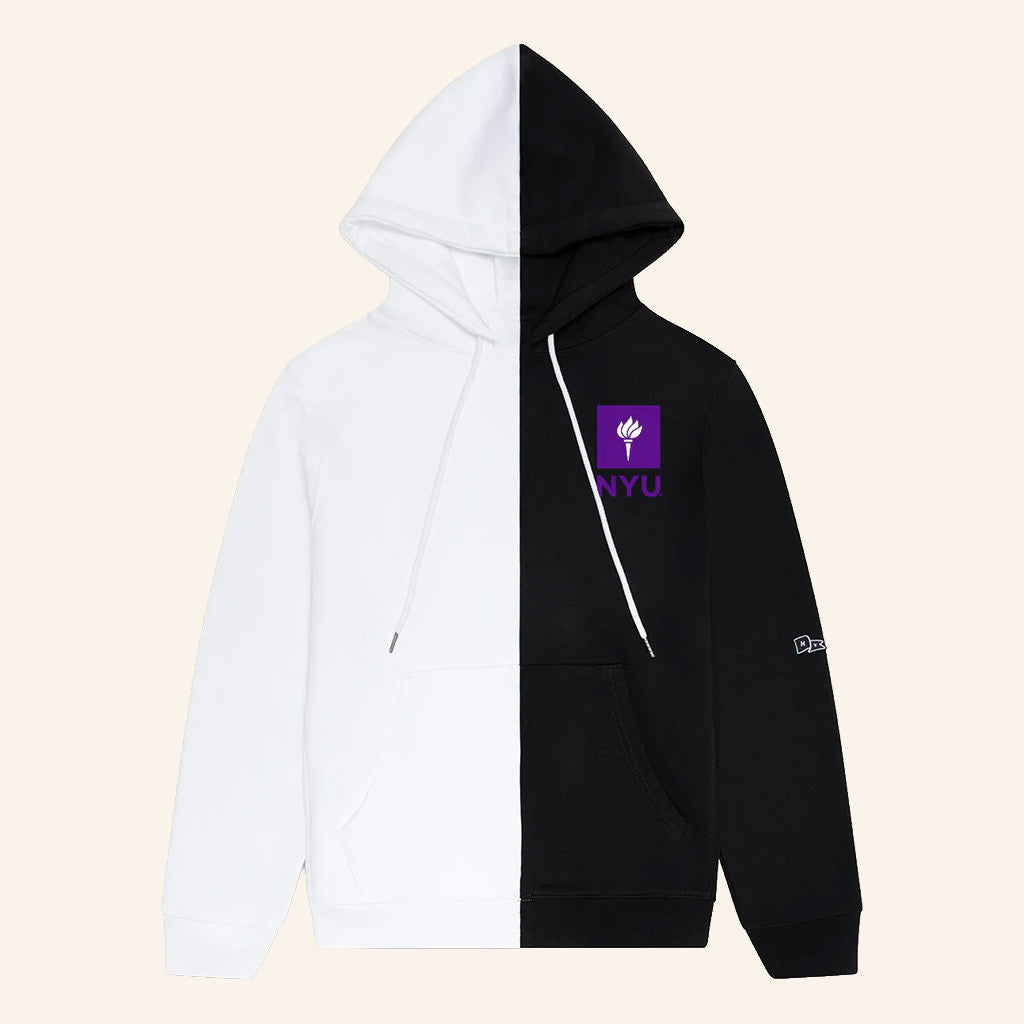 NYU Merch NYU Fumble Black And White Hoodie Best Gifts For Friends - Thriftgiftshop