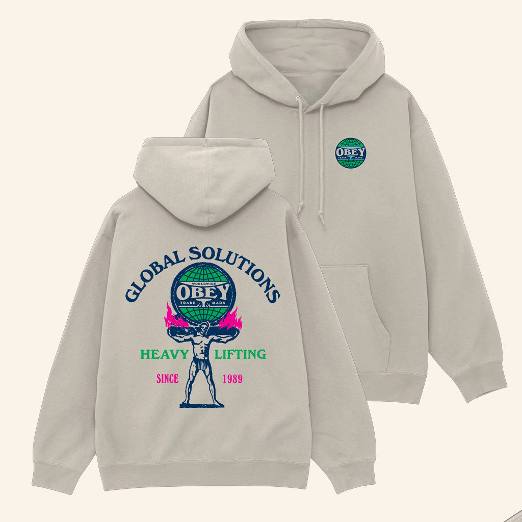 Obey Clothing Merch Heavy Lifting Hoodie Christmas Gift Ideas For Boyfriend - Thriftgiftshop