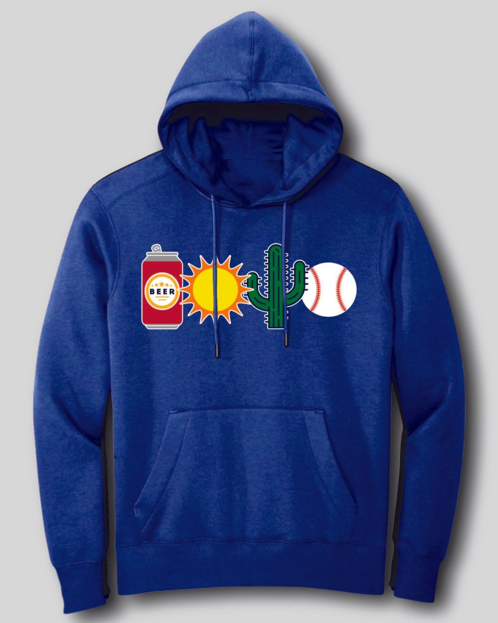 OBVIOUS SHIRTS Merch Beer Sun Cactus Baseball Hoodie Best Gift For Friends - Thriftgiftshop