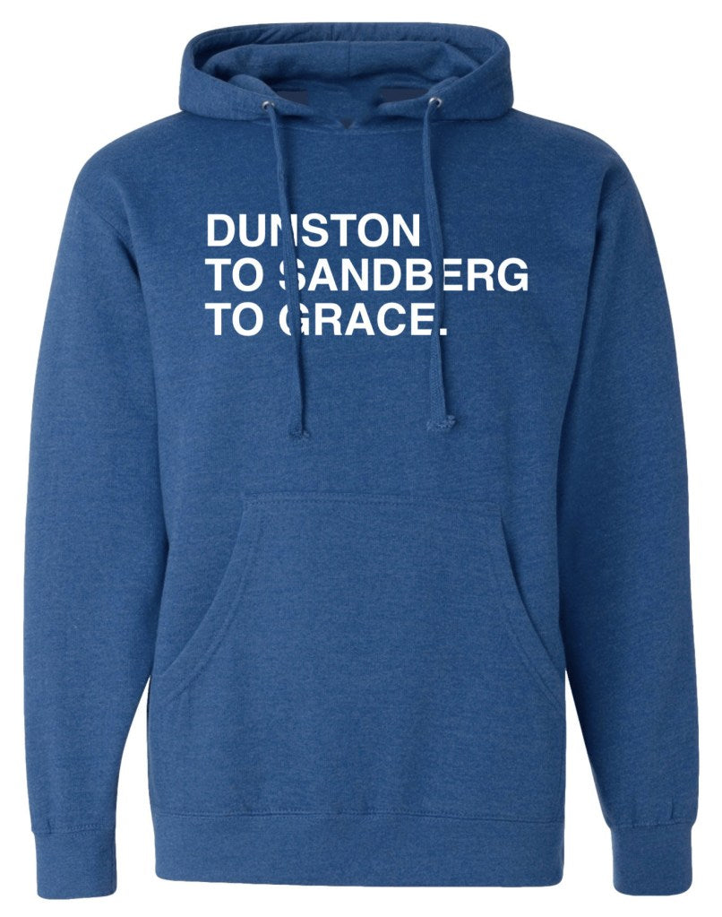 OBVIOUS SHIRTS Merch Dunston To Sandberg To Grace Hoodie Good Gifts For Son - Thriftgiftshop
