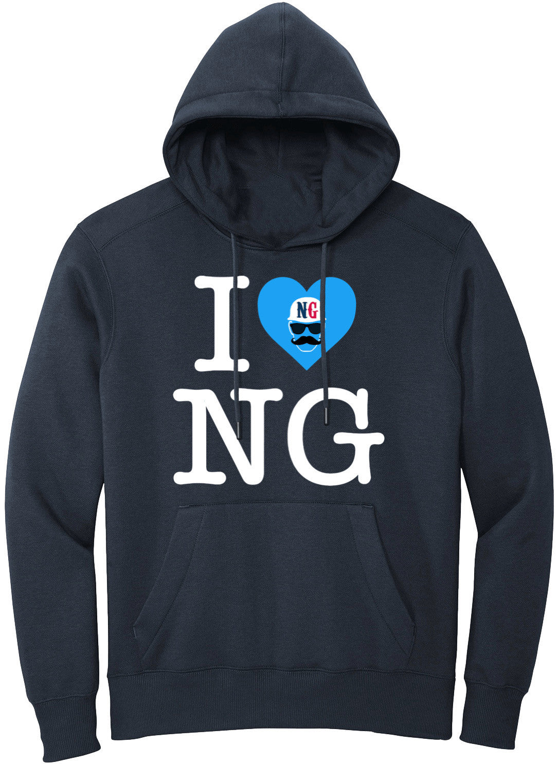 OBVIOUS SHIRTS Merch I Heart NG Hoodie Best Gifts For Husband - Thriftgiftshop