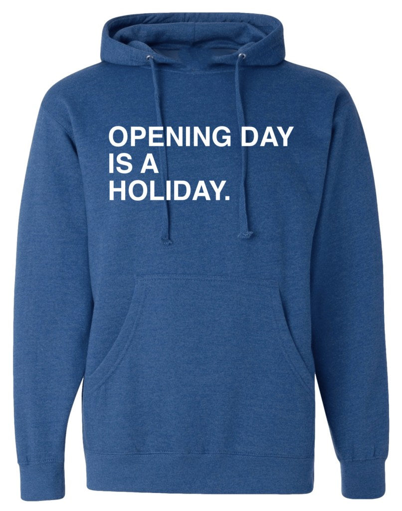 OBVIOUS SHIRTS Merch Opening Day Is A Holiday Hoodie Present For Husband - Thriftgiftshop