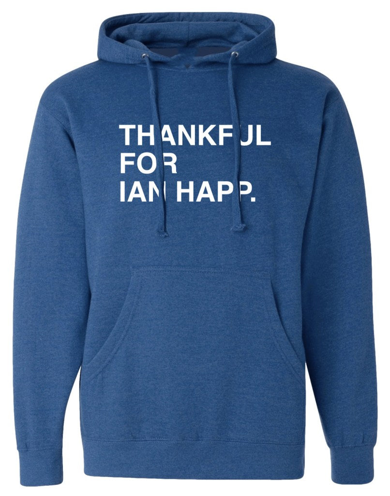 OBVIOUS SHIRTS Merch Thankful For Ian Happ Hoodie Presents For Boyfriend - Thriftgiftshop