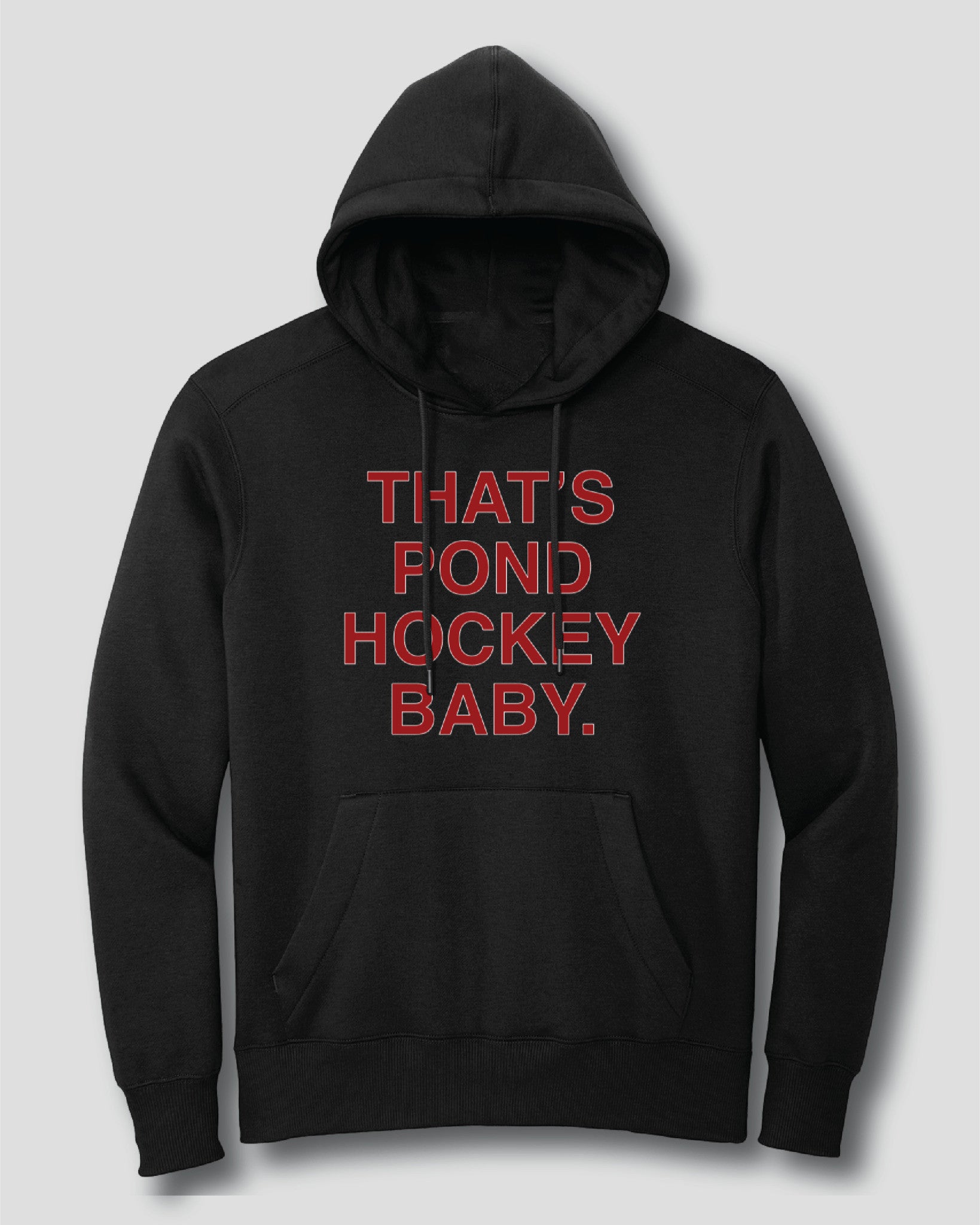 OBVIOUS SHIRTS Merch That's Pond Hockey Baby Hoodie Best Gifts For Hockey Lovers - Thriftgiftshop