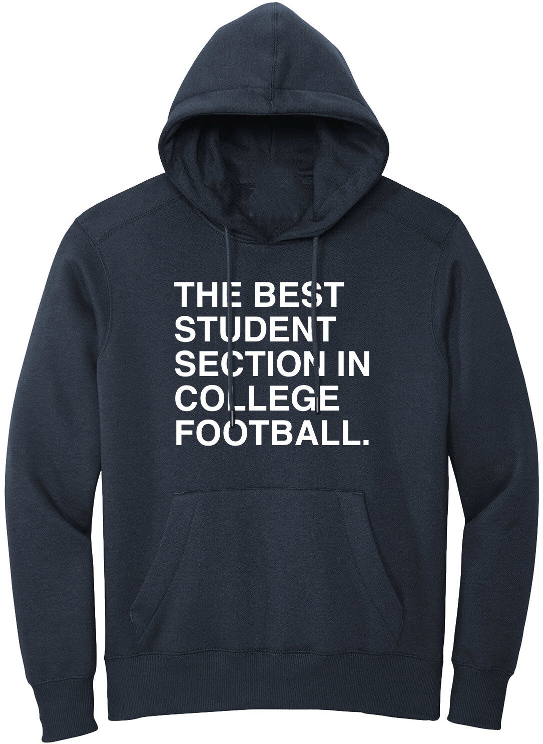 OBVIOUS SHIRTS Merch The Best Student Section In College Football Hoodie Football Lovers Gifts - Thriftgiftshop