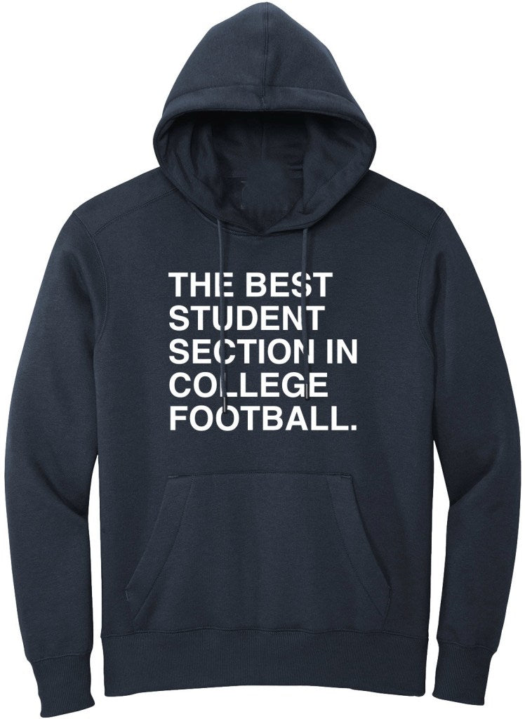 OBVIOUS SHIRTS Merch The Best Student Section In College Football Hoodie Football Lovers Gifts - Thriftgiftshop