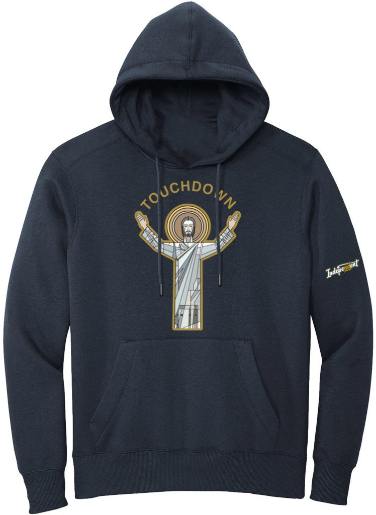 OBVIOUS SHIRTS Merch Touchdown Jesus Hoodie Great Gifts For Father - Thriftgiftshop