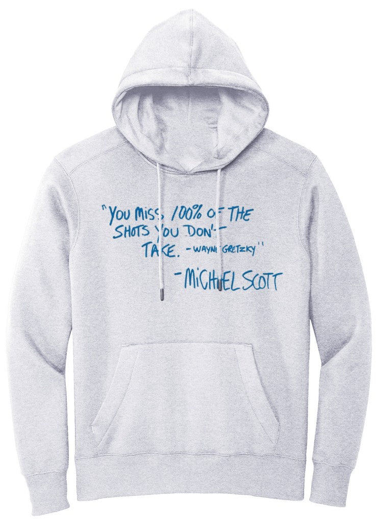 OBVIOUS SHIRTS Merch You Miss 100 Of The Shots You Don't Take Quote Hoodie Husband Gifts - Thriftgiftshop