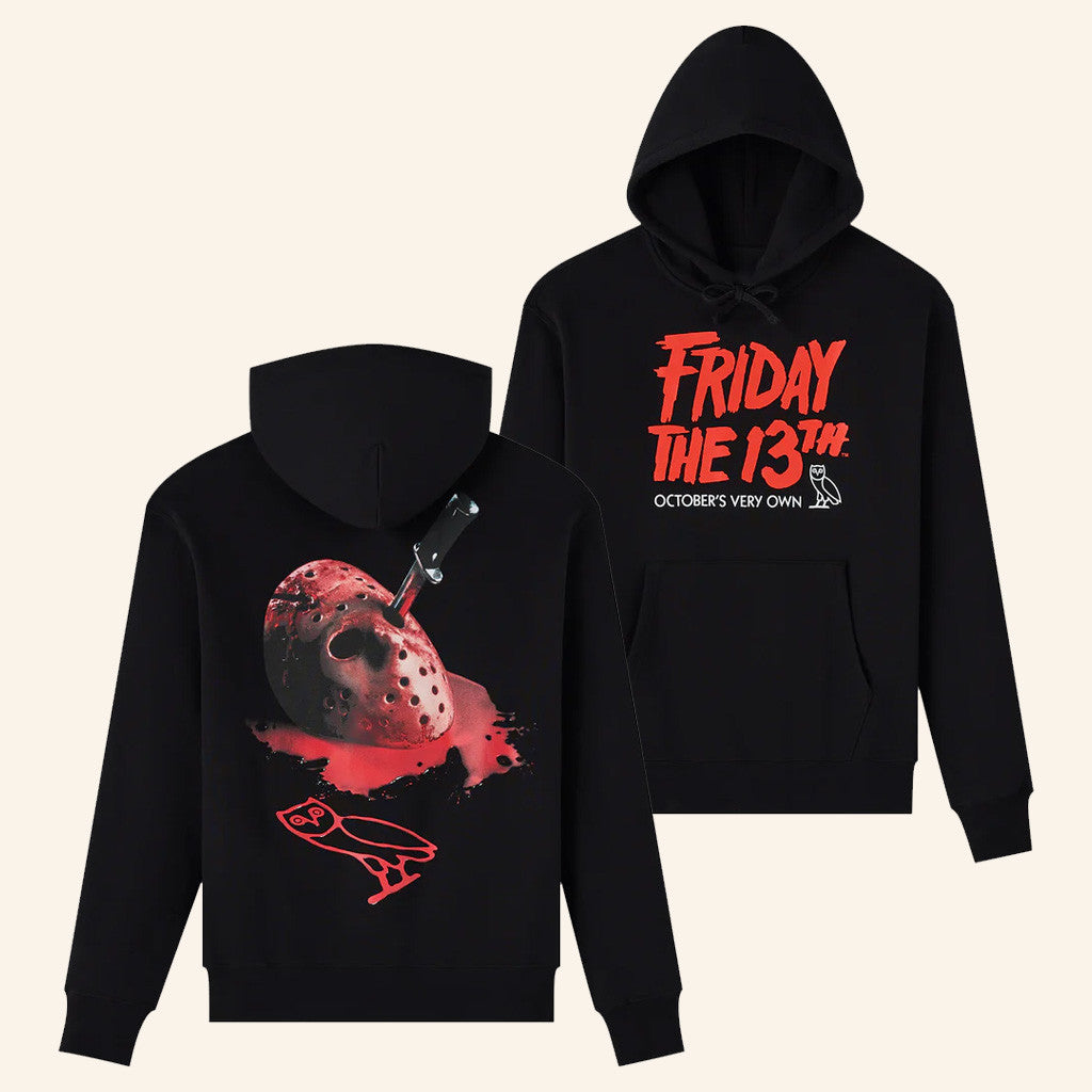 October's Very Own Merch Friday The 13Th Mask Hoodie Gifts For Husband - Thriftgiftshop