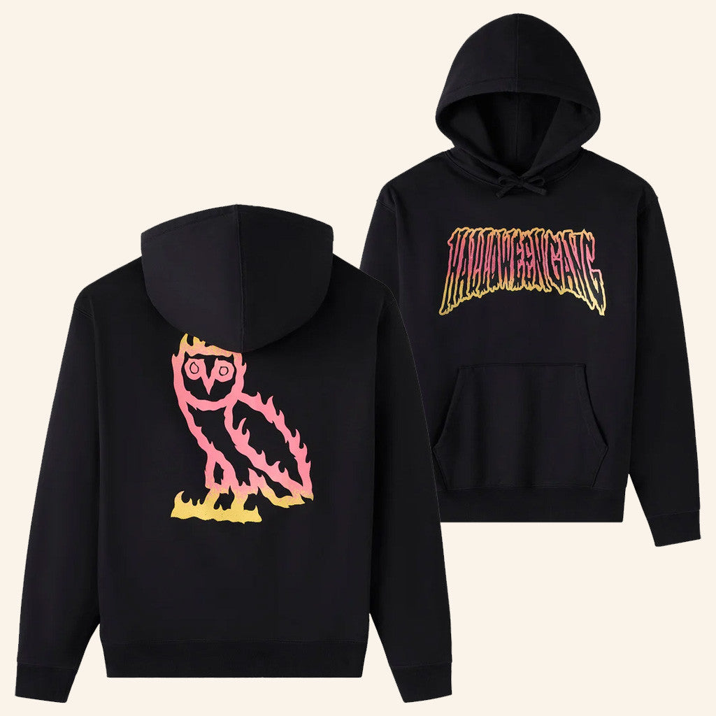 October's Very Own Merch Halloween Gang Hoodie OVO Hoodie Gift Ideas For Him - Thriftgiftshop