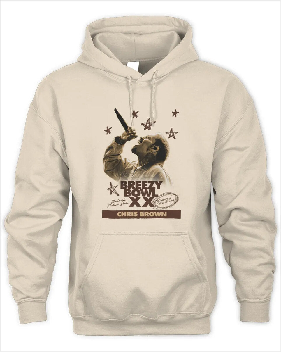 Official Chris Brown Xx Breezy Bowl Pregame Hoodie Gifts For BFF Merch Apparel - Thriftgiftshop