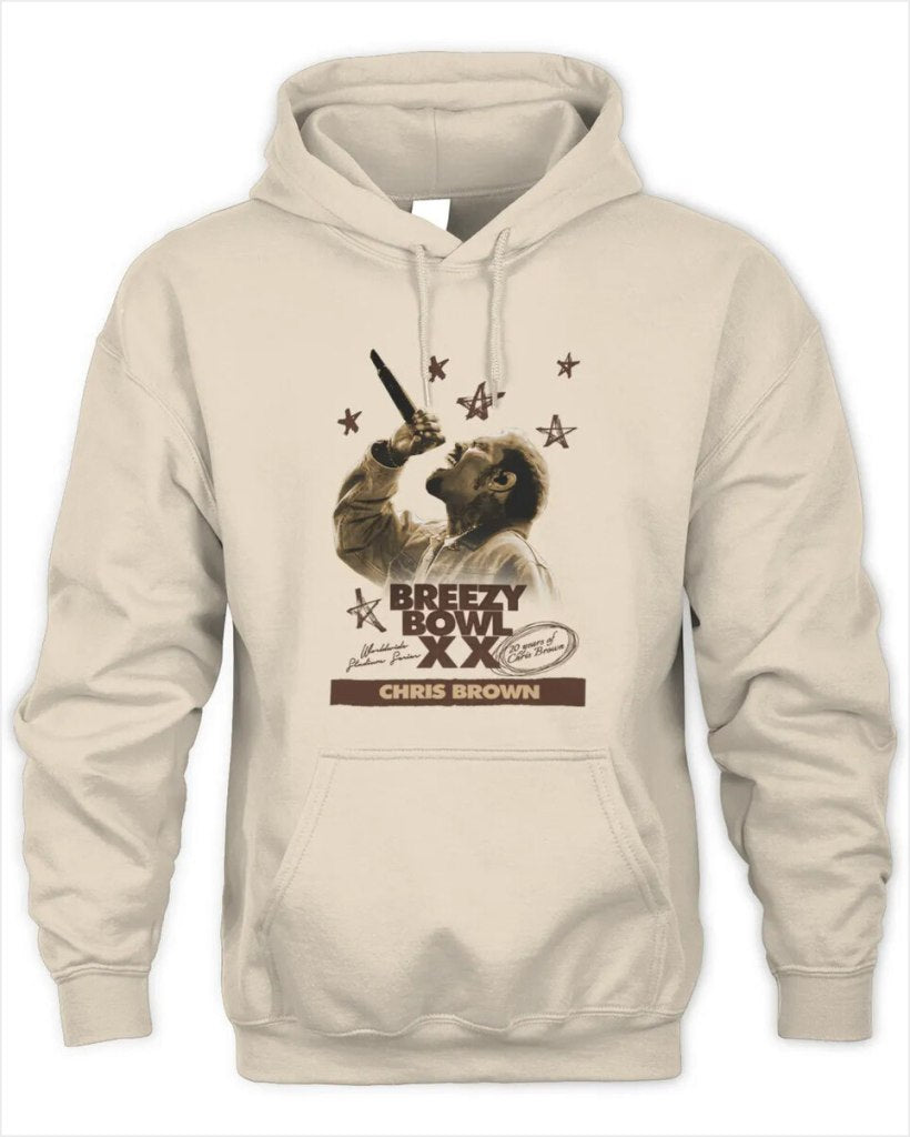 Official Chris Brown Xx Breezy Bowl Pregame Hoodie Gifts For BFF Merch Apparel - Thriftgiftshop