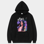 Olivia Rodrigo Merch Sour Hoodie Black Music Lover Gift Ideas For Him - Thriftgiftshop
