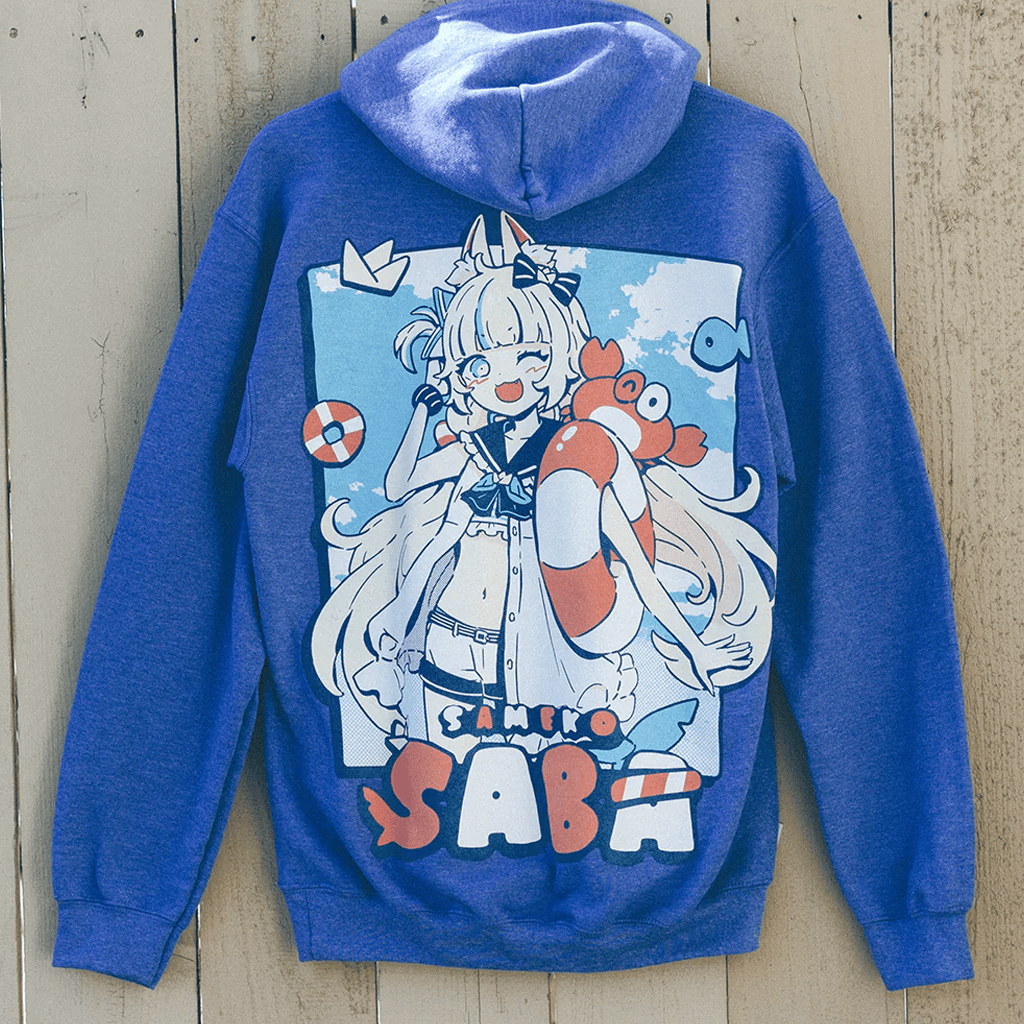 OMOCAT x Sameko Saba Merch Sameko Saba Hoodie Cute Gifts For Her - Thriftgiftshop