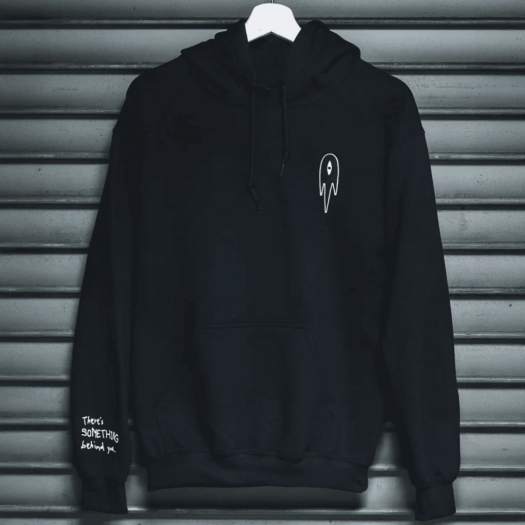 Omori Merch There's Something Behind You Hoodie Birthday Gift For Brother - Thriftgiftshop