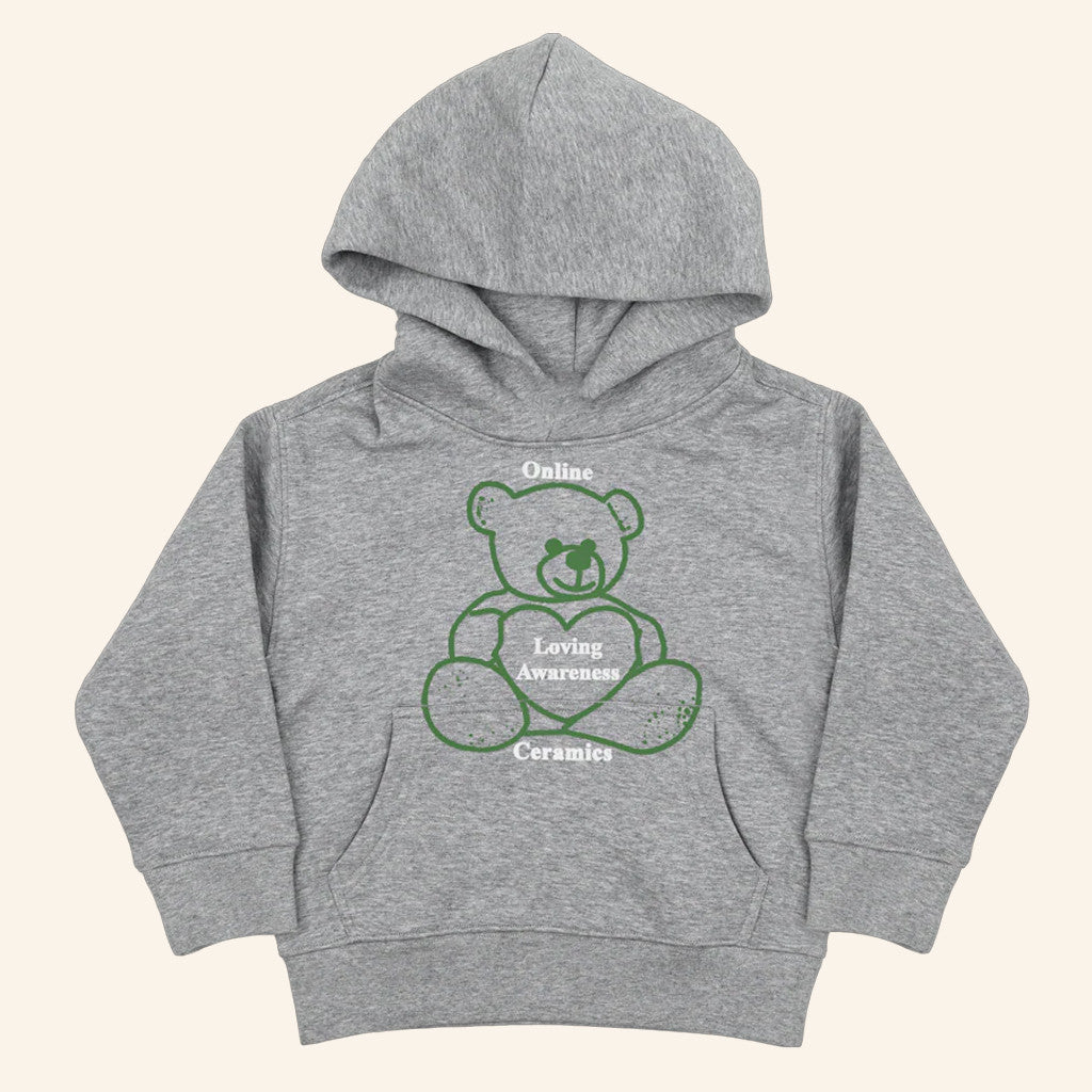 Online Ceramics Merch Loving Awareness Bear Hoodie Unique Gifts For Besties - Thriftgiftshop