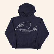 Online Ceramics Merch Time Is Going To Pass Anyway Hoodie Birthday Ideas For Husband - Thriftgiftshop