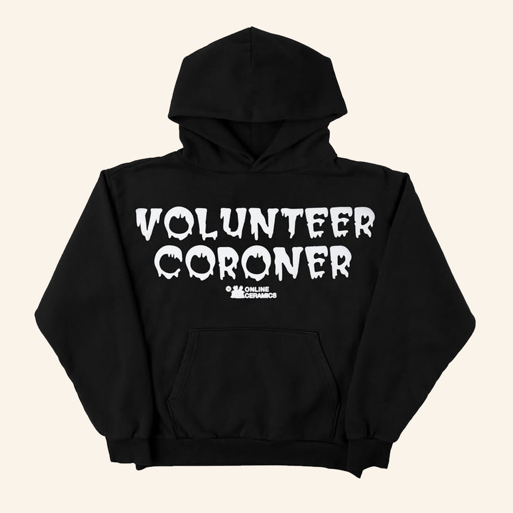 Online Ceramics Merch Volunteer Coroner Black Hoodie Christmas Gift Ideas For Boyfriend - Thriftgiftshop