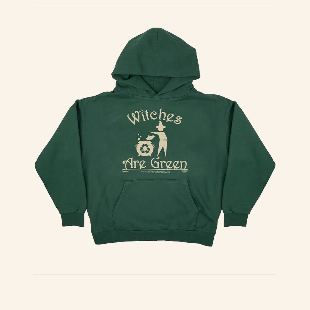 Online Ceramics Merch Witches Are Green Hoodie Christmas Gifts For Guys - Thriftgiftshop