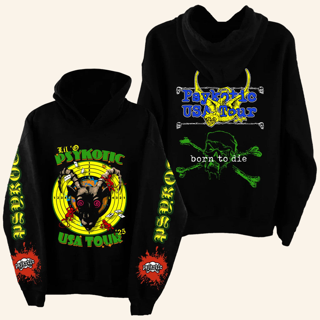 Osamason Merch Target Practice Hoodie Psykotic USA Tour Merch Gifts For Rap Lovers - Thriftgiftshop