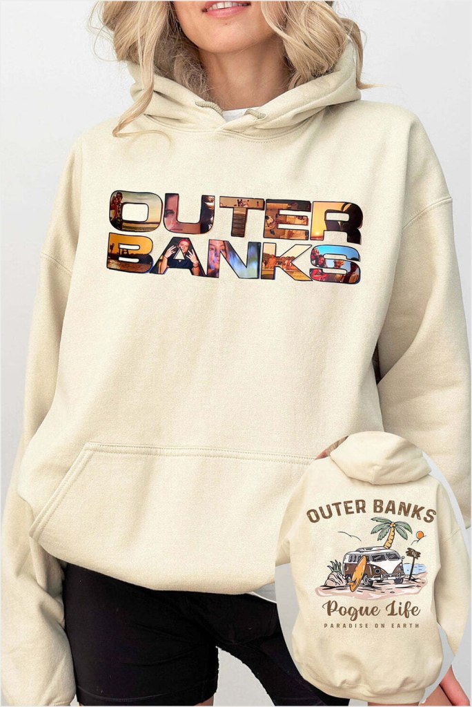 Outer Banks Rogue Life Fleece Hoodie For Women Gifts For Her Trendy Merch - Thriftgiftshop