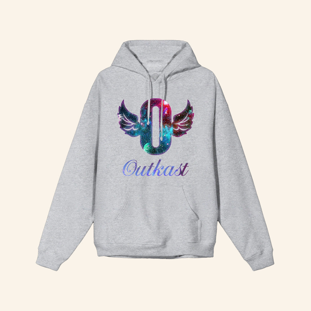 Outkast Store Merch O Galaxy Grey Hoodie - Thriftgiftshop