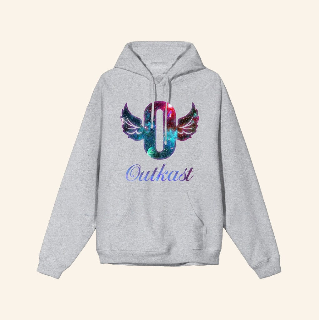Outkast Store Merch O Galaxy Grey Hoodie - Thriftgiftshop