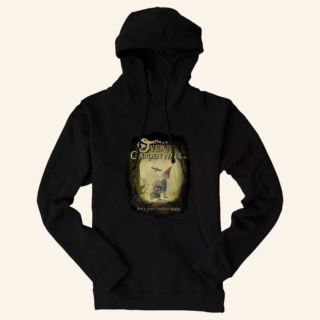 Over The Garden Wall Merch Will You Take A Peek Hoodie Unique Gifts For Brothers - Thriftgiftshop