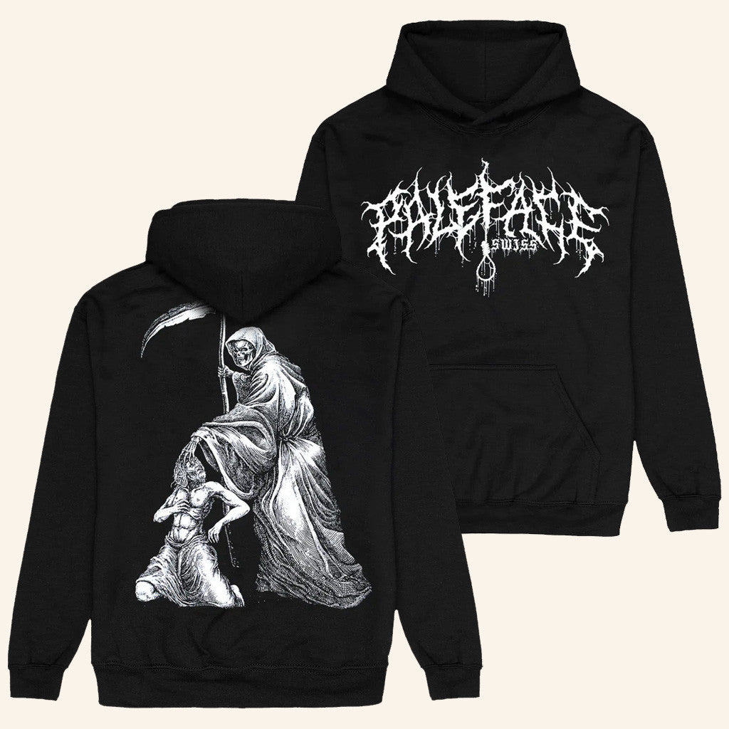 Paleface Swiss Merch Reaper Touch Hoodie Music Gift Ideas For Guys - Thriftgiftshop