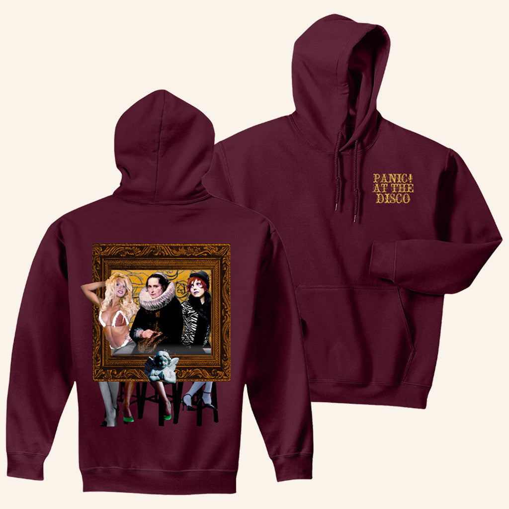 Panic At The Disco Merch Frame Cover Hoodie Music Lover Gift Ideas For Him - Thriftgiftshop